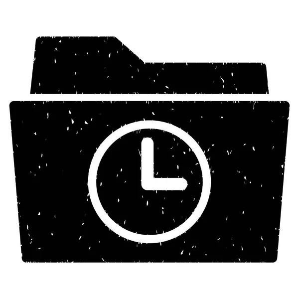 Carpeta temporal Grainy Texture Icon — Archivo Imágenes Vectoriales