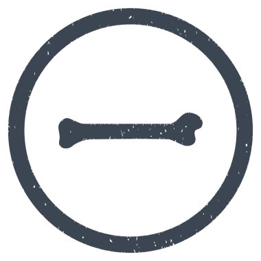 Kemik grenli simgesi yuvarlak