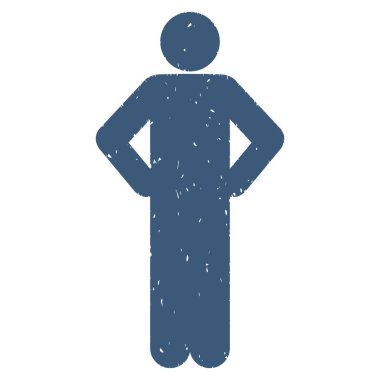 Akimbo poz grenli doku simgesi