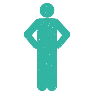 Akimbo poz grenli doku simgesi