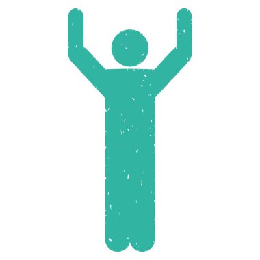 Poz grenli doku simgesini Kaldır ellerini