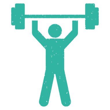 Güç kaldırma grenli doku simgesi