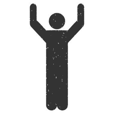 Poz grenli doku simgesini Kaldır ellerini