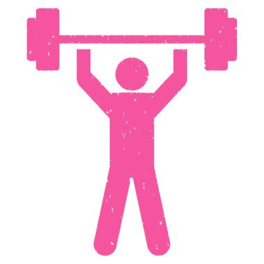 Güç kaldırma grenli doku simgesi