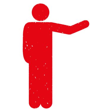 Adam grenli doku simgeyi gösterme