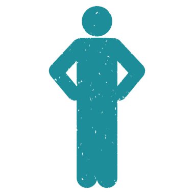 Akimbo poz grenli doku simgesi