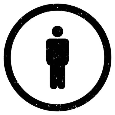 Ayakta adam şekil kutsal kişilerin resmi pencere boyutu