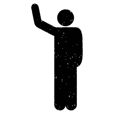 Merhaba poz grenli doku simgesi