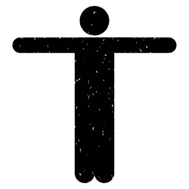 Korkuluk poz grenli doku simgesi