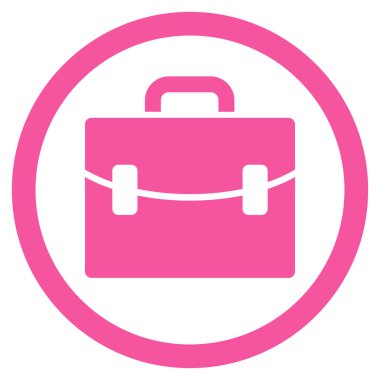 Büyük düz yuvarlak vektör simgesi