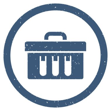 Çözümleme kutusu grenli simgesi yuvarlak