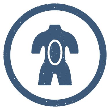 Anatomi grenli simgesi yuvarlak