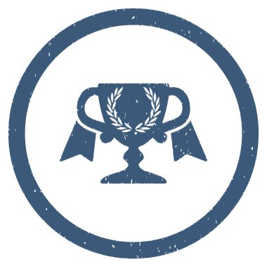Ödülü Kupası grenli simgesi yuvarlak