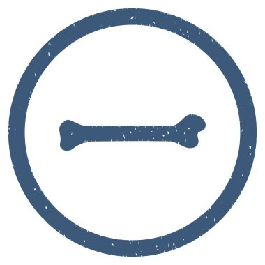 Kemik grenli simgesi yuvarlak