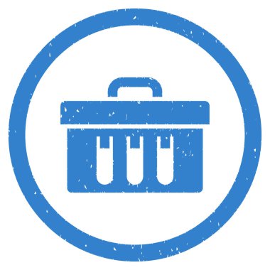 Çözümleme kutusu grenli simgesi yuvarlak