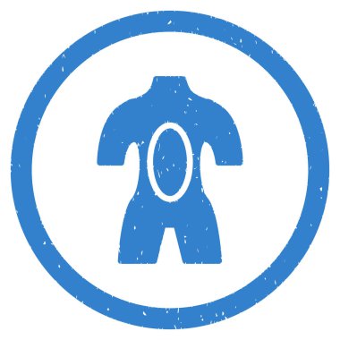 Anatomi grenli simgesi yuvarlak