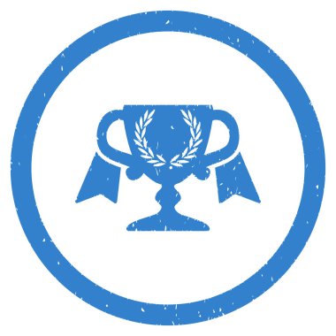 Ödülü Kupası grenli simgesi yuvarlak