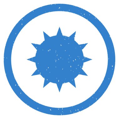 Bakteri grenli simgesi yuvarlak