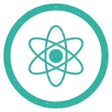 Atom grenli simgesi yuvarlak