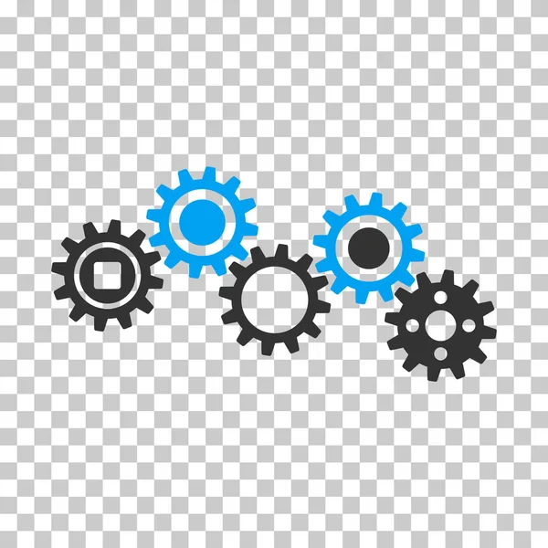 Gear mechanizmus Vector Icon — Stock Vector