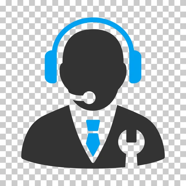 Service Manager Vector Icon — Stockvector