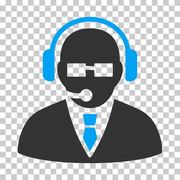 Support Manager Vector Icon — Stock Vector