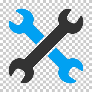 İngiliz anahtarları vektör simgesi