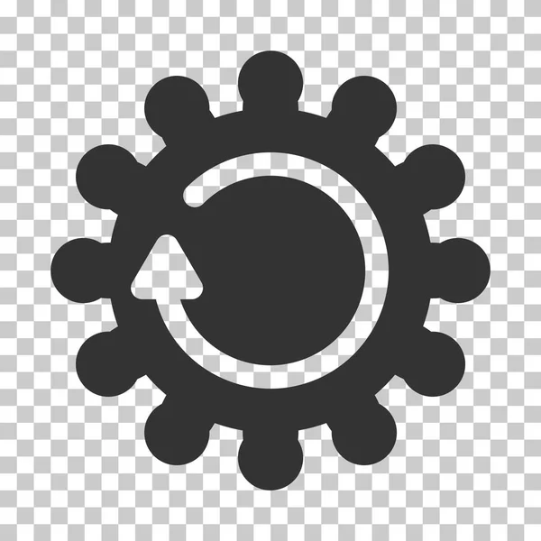Cog Rotación Vector Icono — Archivo Imágenes Vectoriales