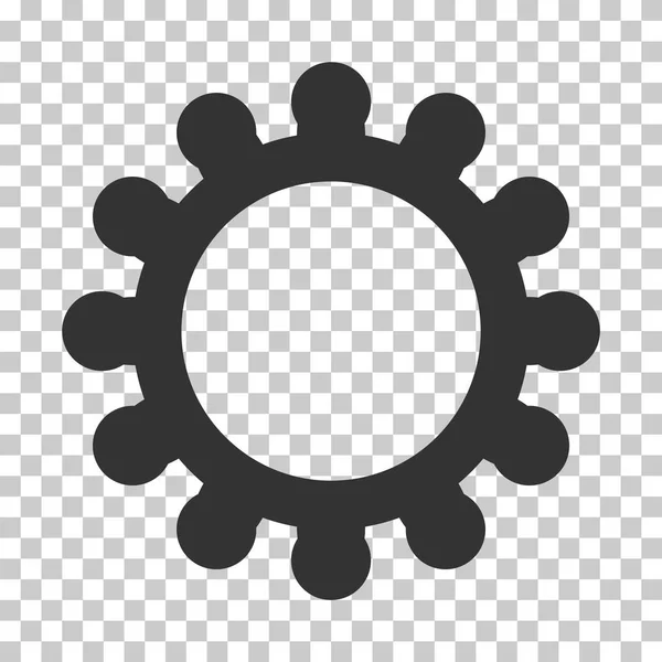 Icono de vector de engranaje — Vector de stock