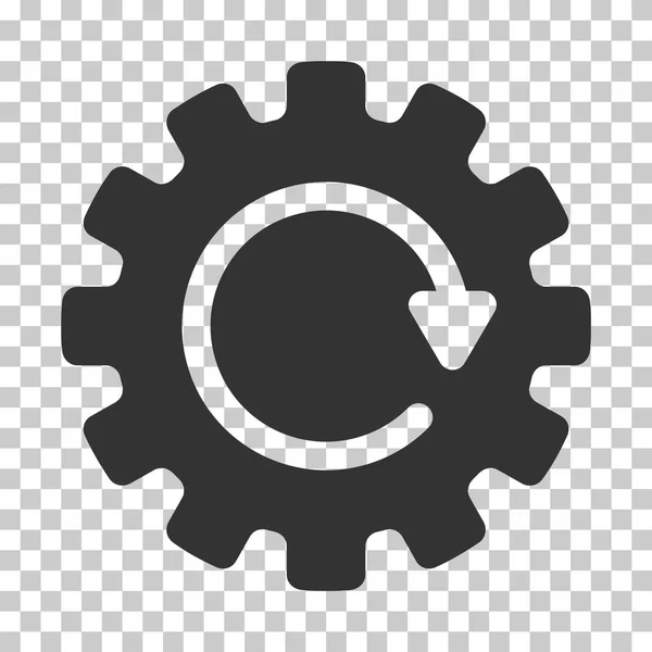 Ikon Rotasi Gearwheel - Stok Vektor