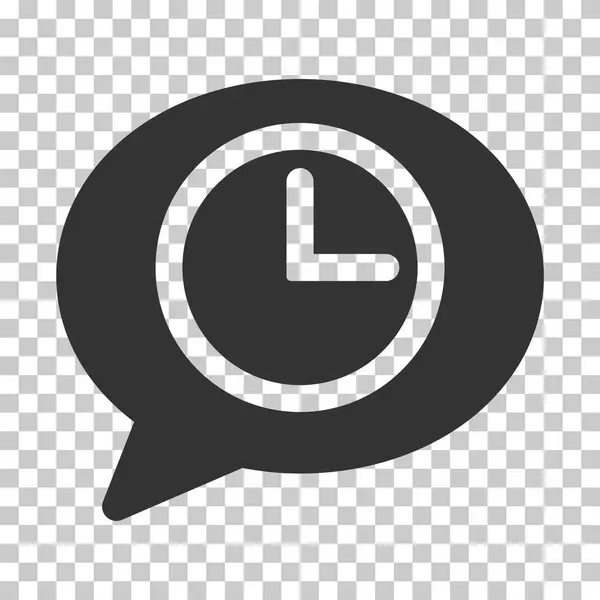 Mensaje Tiempo Vector Icono — Vector de stock