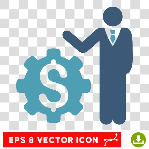 Geschäftsmann Optionen Vektor eps Symbol — Stockvektor