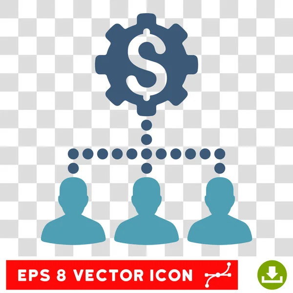 Banco Industrial Clientes Vector Eps Icon — Vetor de Stock