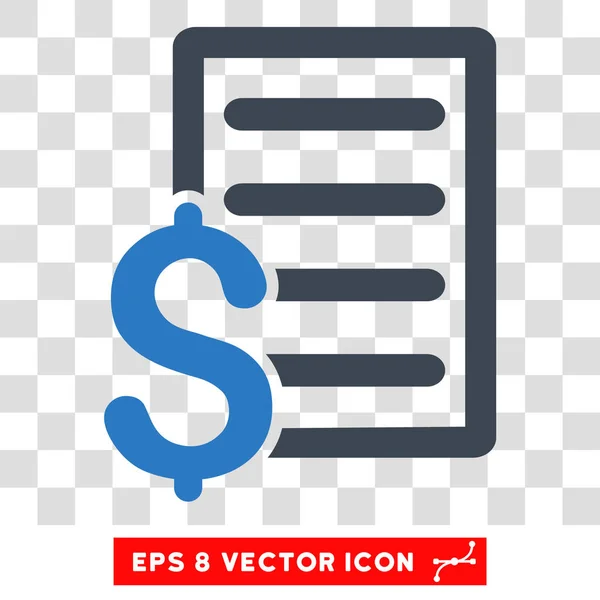 Contrato Vector Eps Ícone — Vetor de Stock
