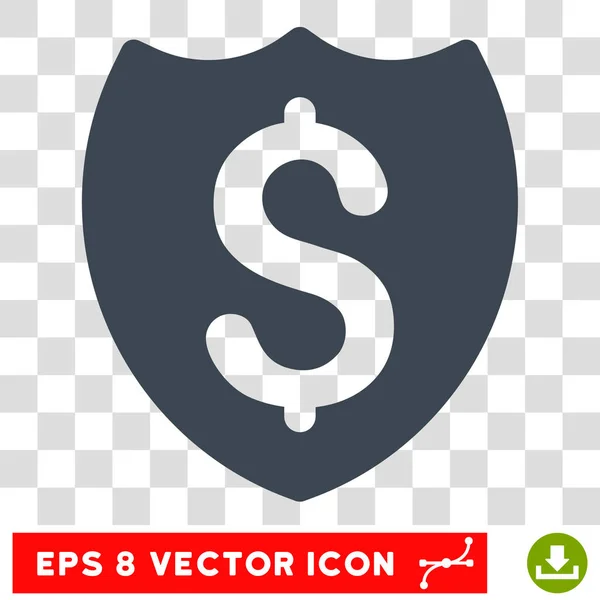 Bank Insurance Vector Eps Icon — Stock Vector