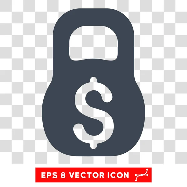 Financial Weight Vector Eps Icon — Stock Vector