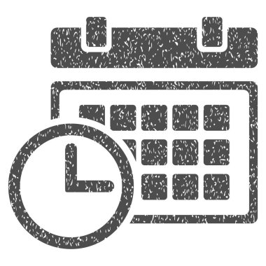 Tarih ve zaman grenli doku simgesi