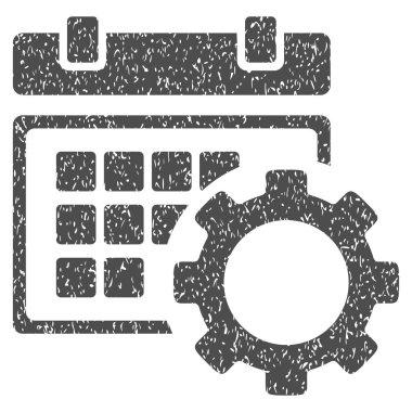 Zamanlama seçenekleri grenli doku simgesi