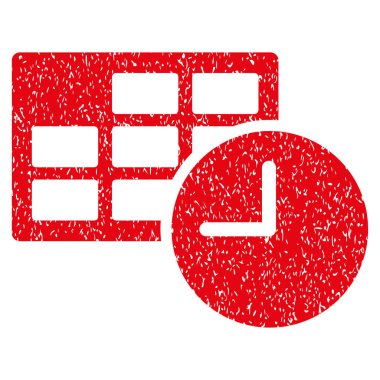 Tarih ve zaman grenli doku simgesi