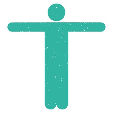 Korkuluk poz grenli doku simgesi