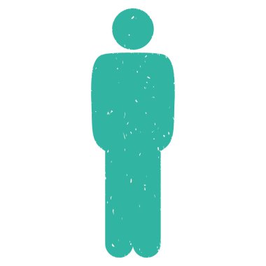 Ayakta adam grenli doku simgesi