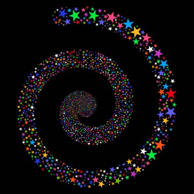 Havai fişek yıldız sarmal