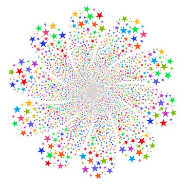 Yıldız Selam çiçek on yaprakları ile