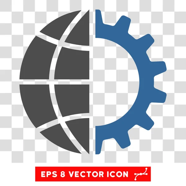 Globální průmysl Eps vektorové ikony — Stockový vektor