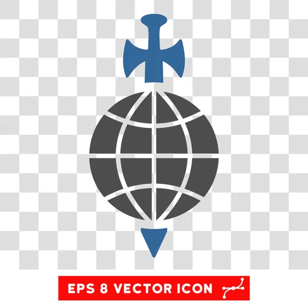 Icono vectorial de la Guardia Global Eps — Vector de stock