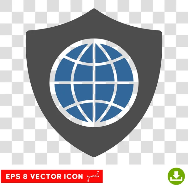 Globales Schild eps Vektor-Symbol — Stockvektor