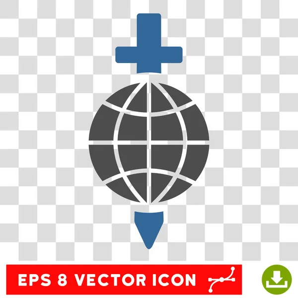 Глобальная векторная икона меча безопасности — стоковый вектор