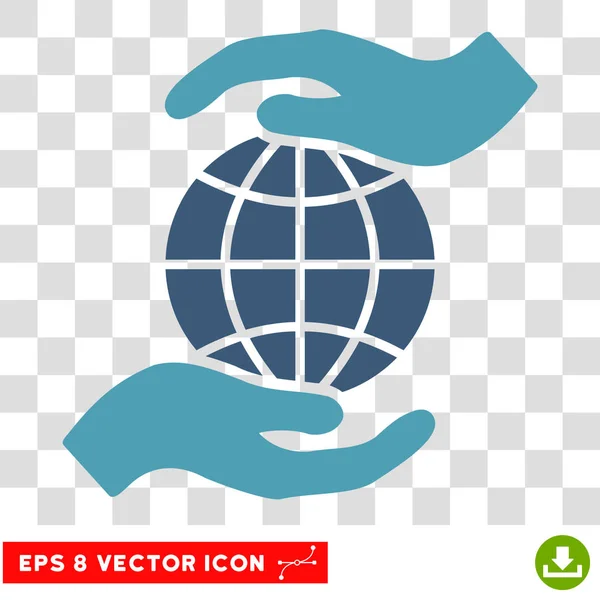 Векторная икона "Global Insurance Hands Eps" — стоковый вектор