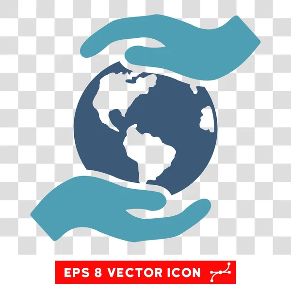 Mãos de cuidados internacionais Eps Vector Ícone — Vetor de Stock