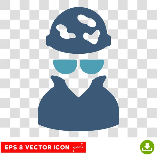 Fläckig Spy Eps vektor symbol — Stock vektor